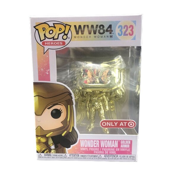 Wonder Woman Golden Armor WW84 Funko Pop #323 Target Exclusive - Picture 1 of 12
